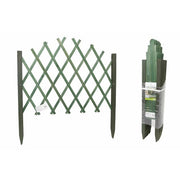 Trade Shop - Traliccio In Legno Rete Estensibile Verde Rampicanti Staccionata 117x65cm 219840 -