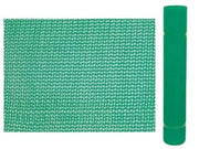 RETE PER PONTEGGI VERDE IN PLASTICA CON ASOLE  mt.1,80h. in rotoli da mt.10 (mq.18)    TREX