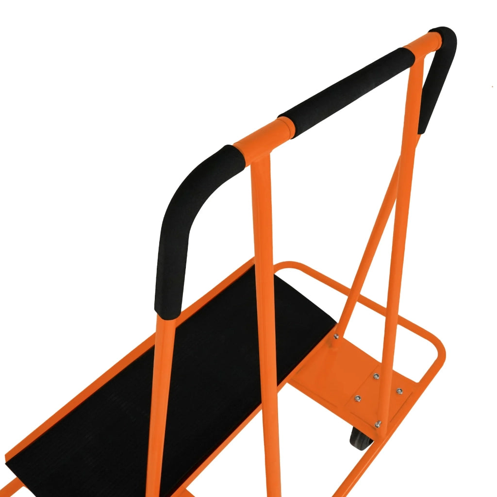 Carrello per Cartongesso 1000kg Acciaio Pesante Ruote Fisse e Girevoli