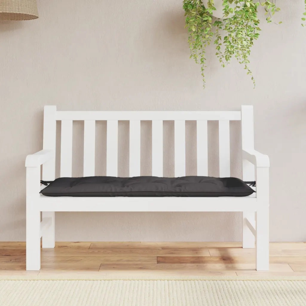 Cuscino per Panca-Cuscini per panchina Antracite 120x50x7 cm in Tessuto Oxford