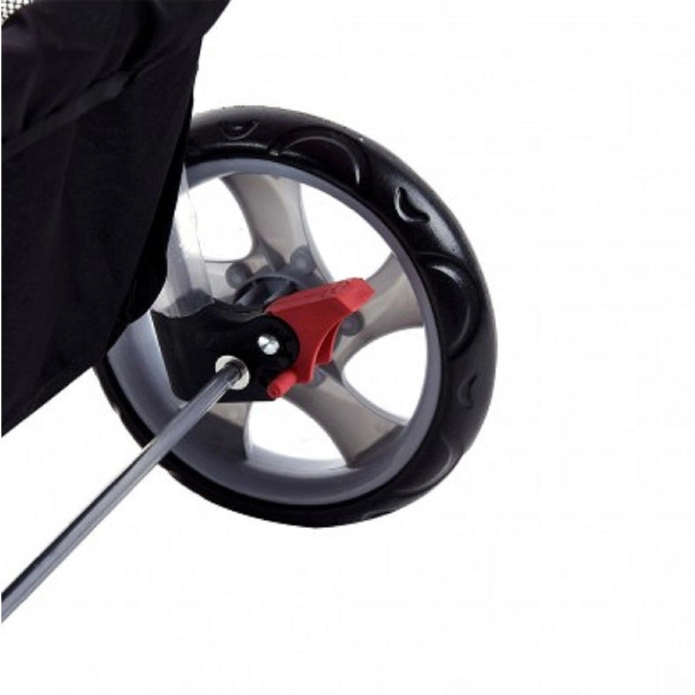 Trade Shop - Passeggino Per Cani Cane Pieghevole Buggy Trasportino Con Zip Traspirante Lavabile -