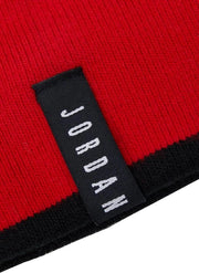 Cintura capellina a maglia liscia nera-rossa fiammeggiante, unico formato, codice J.100.2722.122