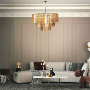 Lampadario A Sospensione Da Soffitto APP1677-8CP Marrone