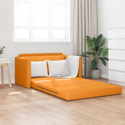 Divano letto 110cm Giallo Scuro Tessuto 4106699