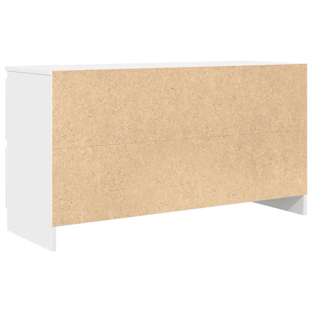 Mobile Porta TV Bianco 100x35x54 cm in Legno Multistrato 861805