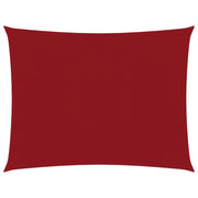 Vela ombreggiante/ombrellone rettangolare in tessuto Oxford 3,5 x 4,5 m rosso 02_0009647