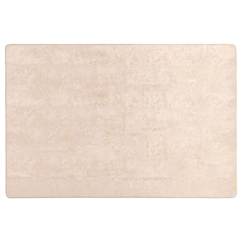Runner Tappeto MARSA Crema 120 x 170 cm Poliestere e PVC