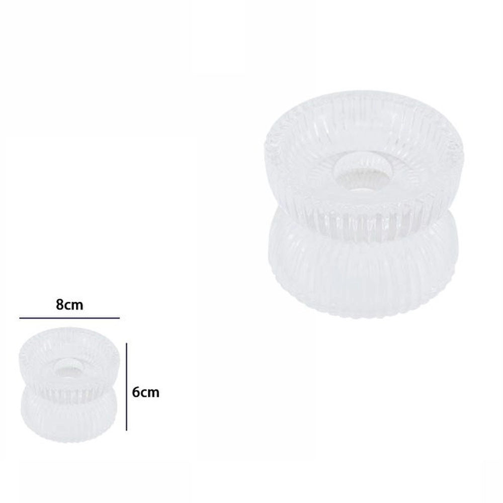 Trade Shop - Portacandela Bifacciale Lanterna Bomboniera Matrimonio Decorazione Tea Light 5x7 -