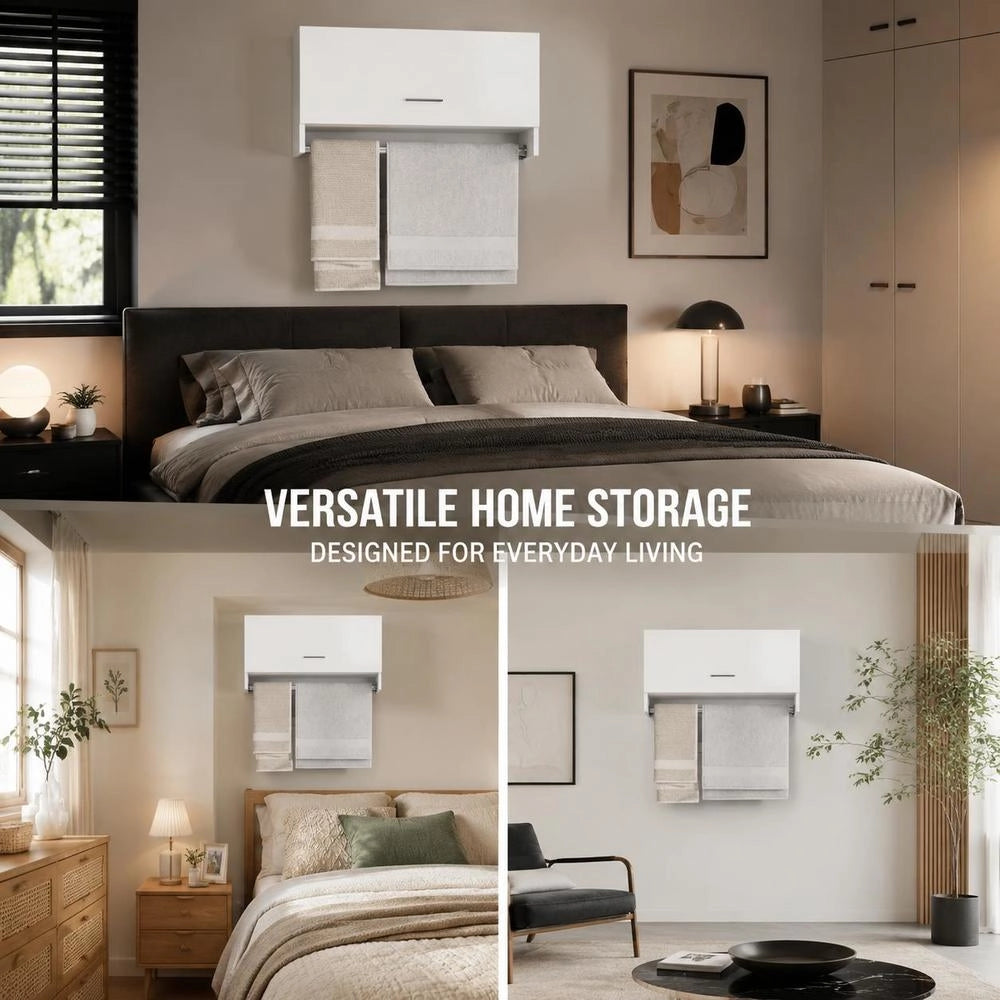 Wardrobe White 70x32.5x35 Cm Wood-based Material