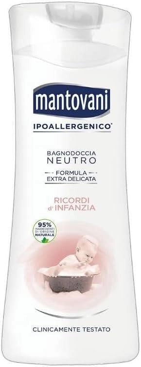 MANTOVANI BAGNODOCCIA NEUTRO FORMULA EXTRADELICATA 400 ML RICORDI DI INFANZIA