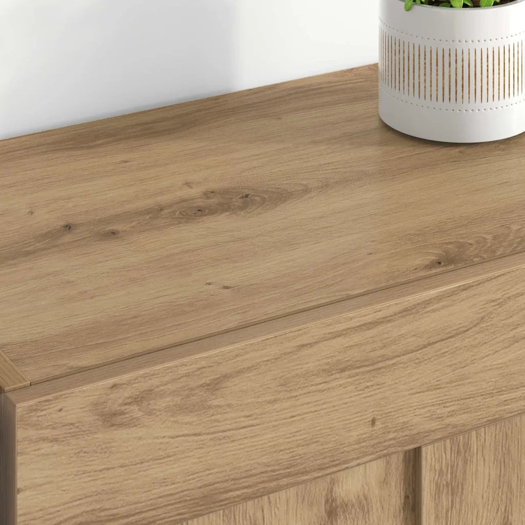 Armadietto a Muro | Mobile a muro 2 pz Rovere artigianale 69,5 x 34 x 90 cm