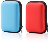 Etui per carte da gioco 14 x 10 x 4 cm, spazio per massimo 216 carte, scatola per carte da gioco, contenitore per carte da gioco (blu + rosso)