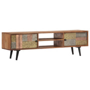 Mobile Porta TV 140x30x40 cm in Legno Massello di Acacia cod mxl 18484