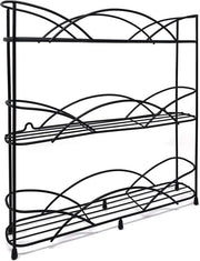 Scaffale a muro per erbe per 21 contenitori - Antiscivolo & Resistente alle macchie - Ideale per l'organizzazione della cucina