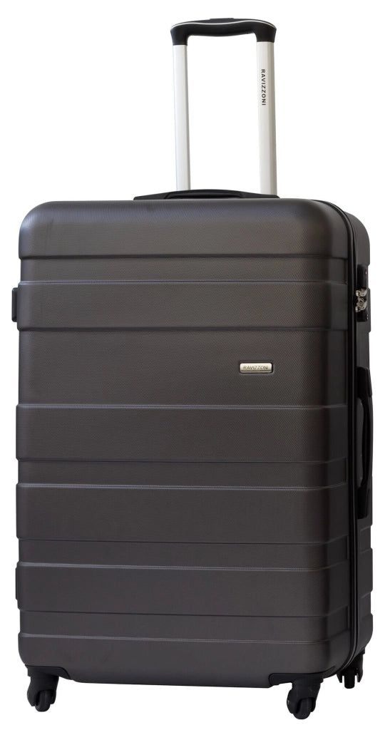 Trolley Valigia Grande Rigida in ABS 4 Ruote TSA Ravizzoni Caronte Grigio