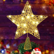 Decorazione di Natale a LED Classica in Oro per Dennenbaum 22,7 x 17,5 cm