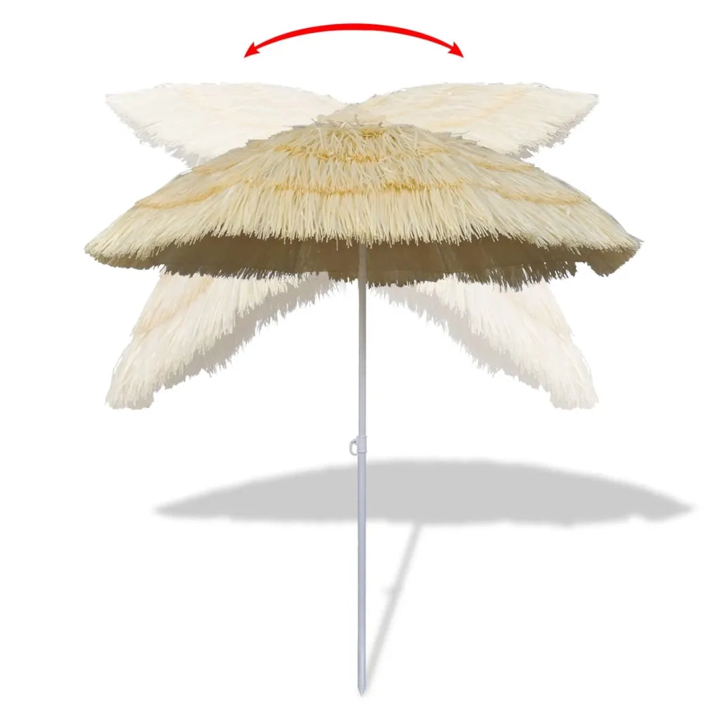 Ombrellone da Spiaggia Inclinabile Stile Hawaii 41290
