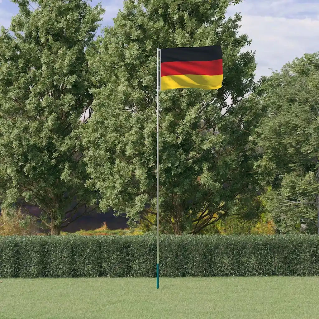 Asta e Bandiera Germania 5,5 m Alluminio CFW8458484