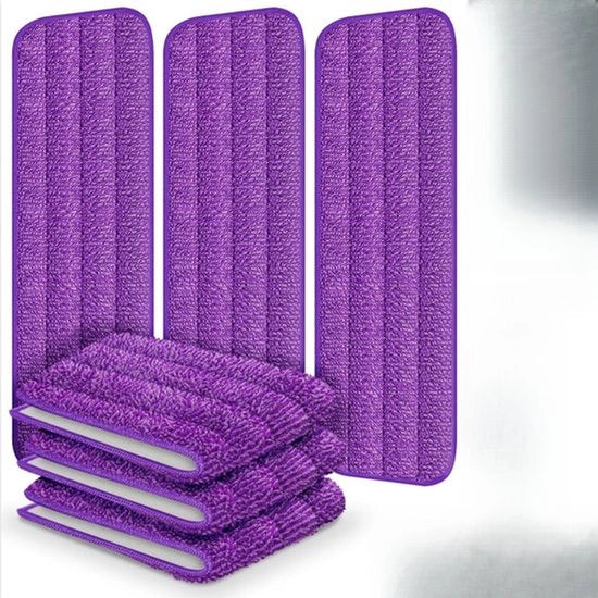 Set di sostituzione per asciugamani da pavimento, accessori per cuscino di microfibra, set di sostituzione per asciugamani da pavimento, 6 pezzi