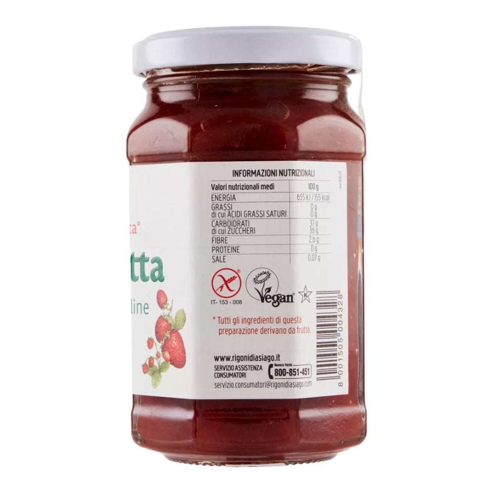 Rigoni di asiago fiordifrutta bio fragole e fragoline di bosco 250 grammi