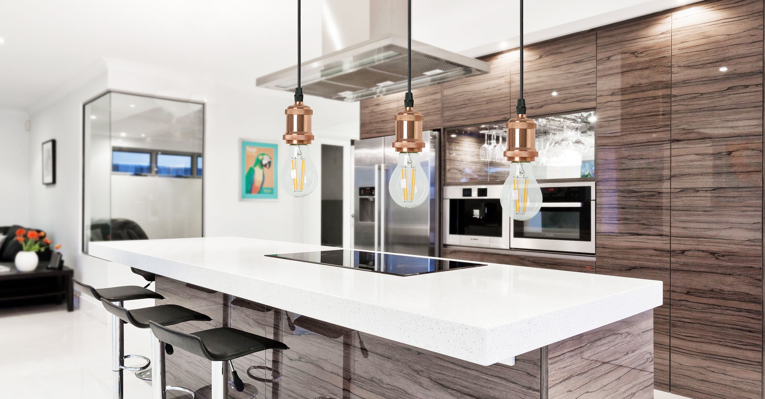 Lampada Da Soffitto Pensile Lumo Black