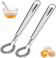 2 pezzi Mini Wisk di Acciaio Inossidabile - Wisk a Spirale - Qualità Alimentare