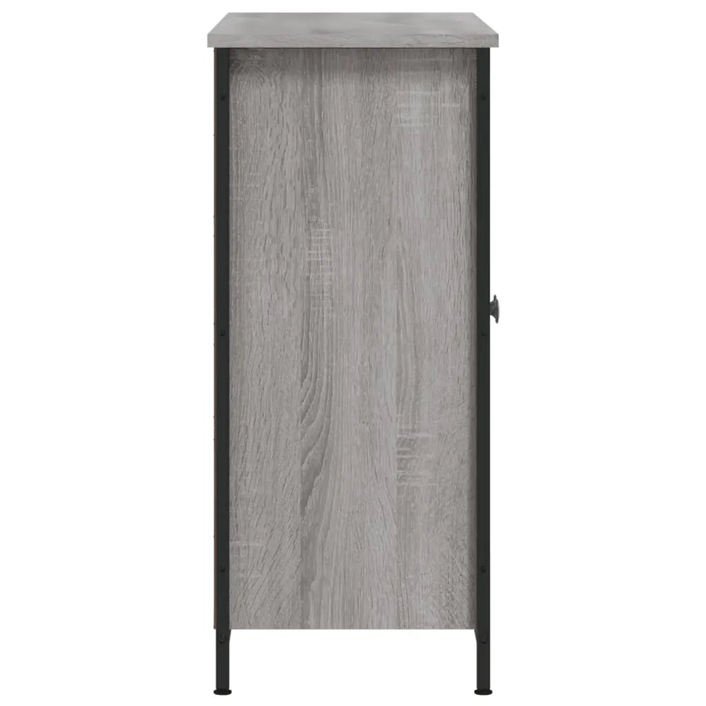 Credenza-Buffet-Armadio da cucina Grigio Sonoma 100x33x75 cm in Legno Multistrato