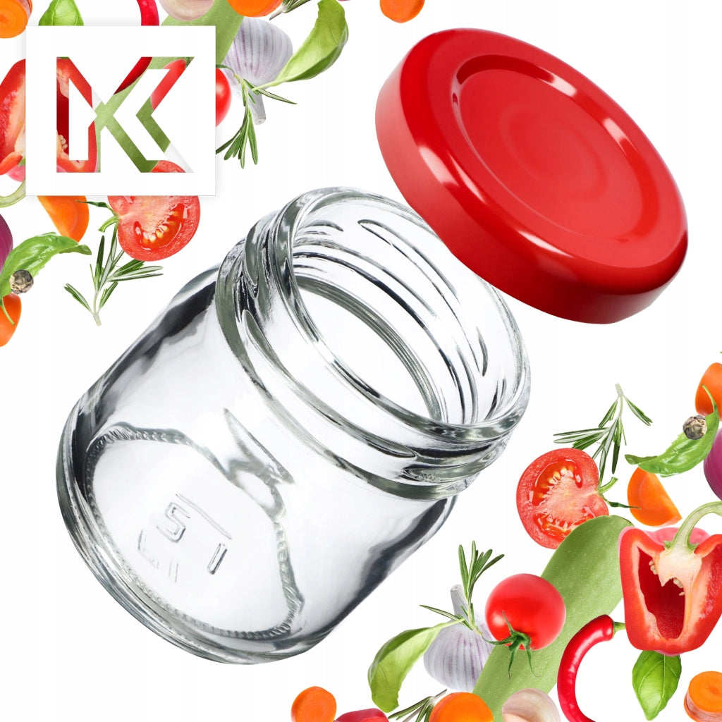 KADAX 50x Barattolo 40ml + Tappo Fi43 per Miele Spezie