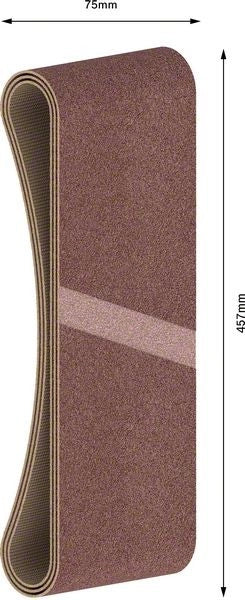 2608606039 - Set di nastri abrasivi da 3 pz. X440 75 x 457 mm, P220, BEST for LEGNO+VERNICE