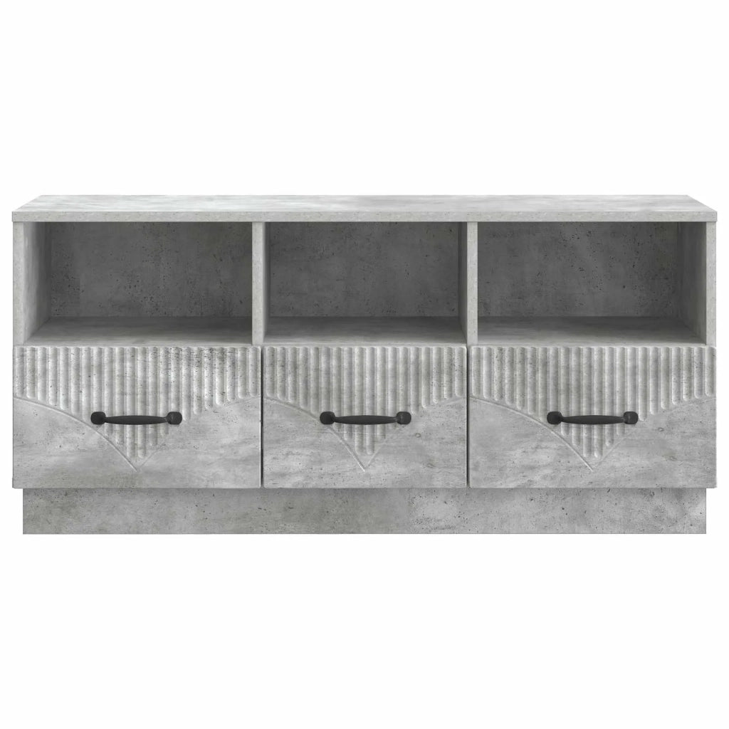 Mobile TV con cassetto Grigio Cemento 102 x 34,5 x 47 cm 895368