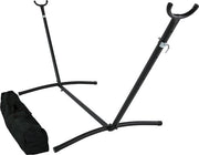 Stand per lettino portatile in acciaio brasiliano con tasca portatile - struttura per lettino con capacità di carico 181,4 kg - struttura per lettino nera