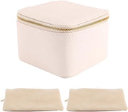 Organizzatore di accessori con tasche in velluto, scatola per gioielli, contenitore per catene e anelli, regalo per donne.