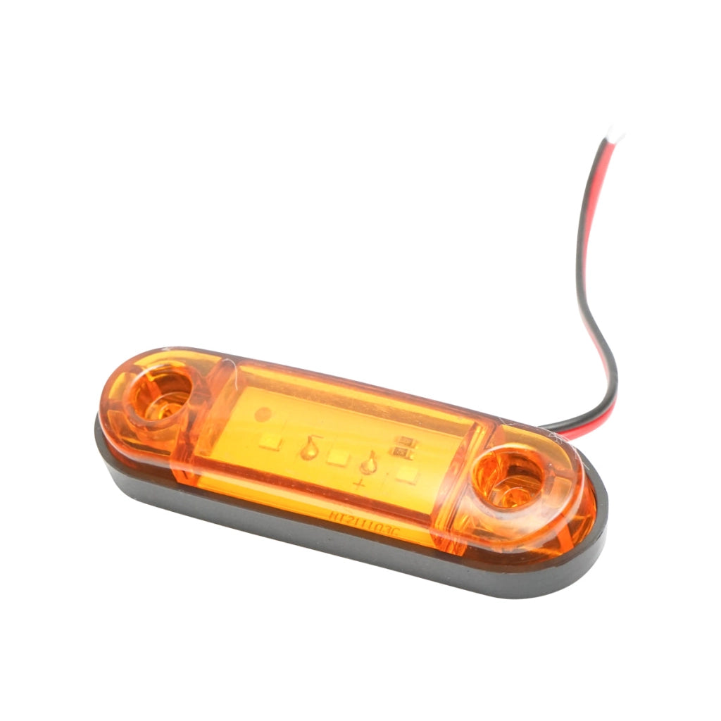 Lampada laterale  LED, 24V, con 3 LED, Breckner Germany