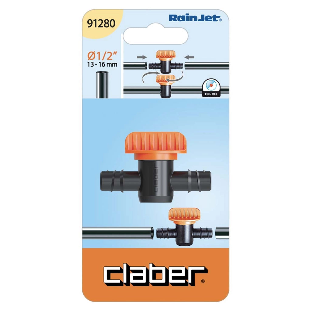 RUBINETTO LINEA TUBO PN SELF CLABER - RAINJET 91280 1/2- 10 pezzi