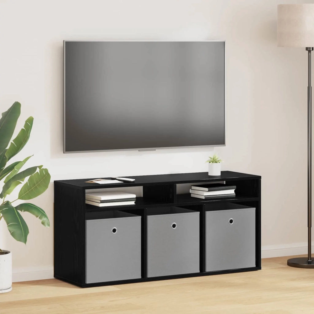 Lowboard con cassetto Rovere Nero 102 x 32 x 48,5 cm CFW1420374
