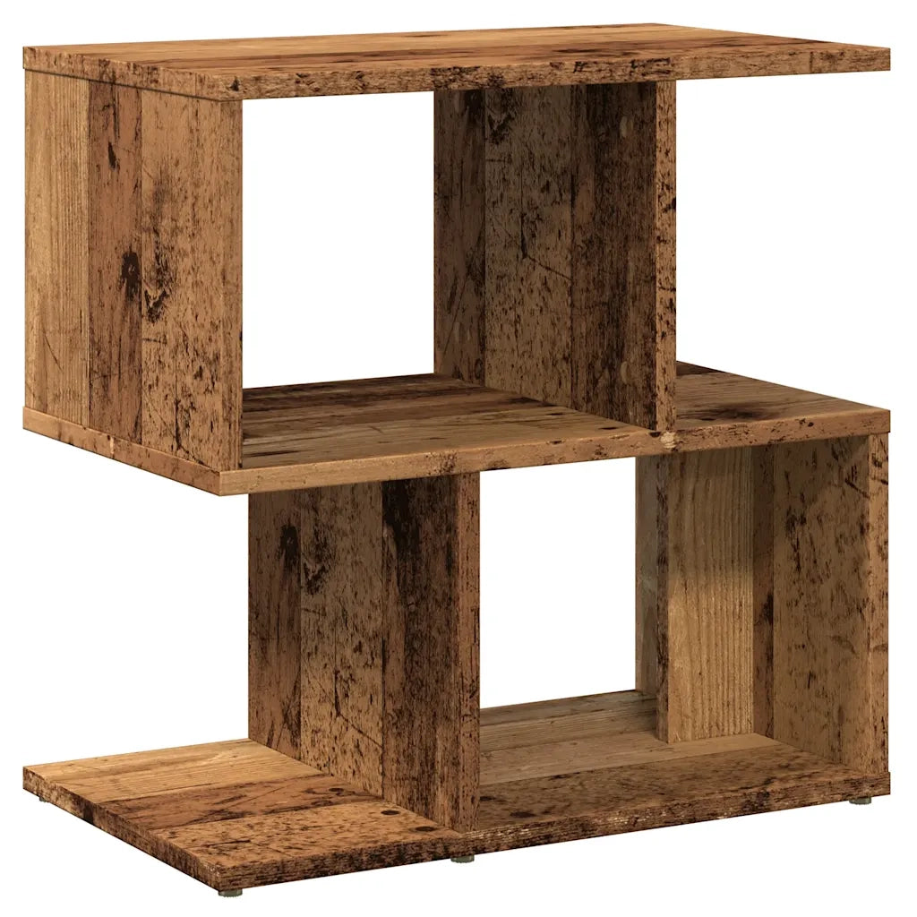Set di 2 Comodini | Armadio da Notte | Mobiletto da notte in Legno Vecchio 50x30x51,5 cm Legno Multistrato