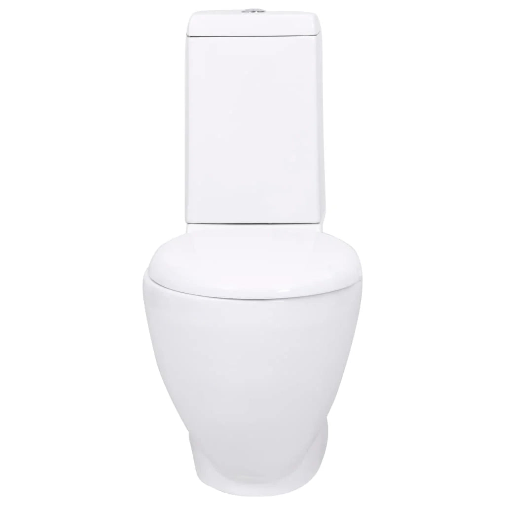 WC in ceramica con scarico posteriore sedile WC bianco 02_0003562