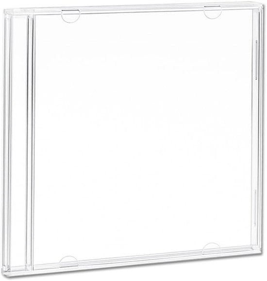 Set di Contenitori per CD da 10 - Vasi di Protezione per CD - Dimensioni Standard 141 x 124 x 10,4 mm - Senza Schede - Ideali per Copertine Disco Dischi Damaged - Alta Protezione - Contenitori per CD