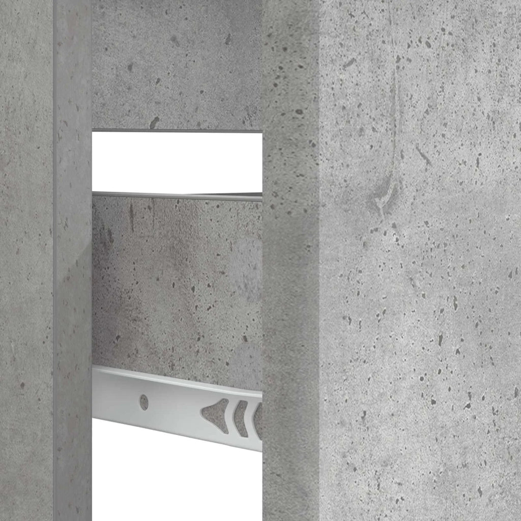 Armadio per Lavabo da Bagno BREDA Grigio Cemento 897458
