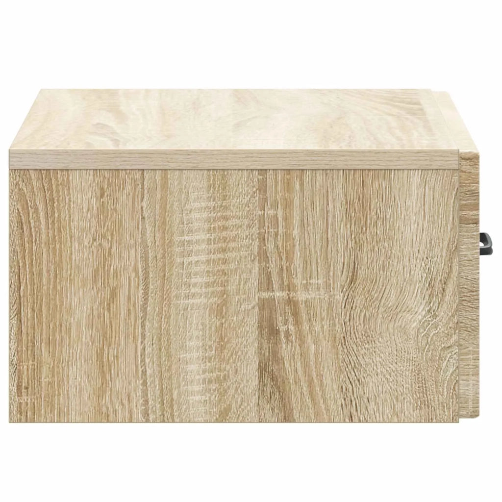 Mobiletto da notte a muro 2 pcs Rovere Sonoma 49 x 34,5 x 20 cm 899300