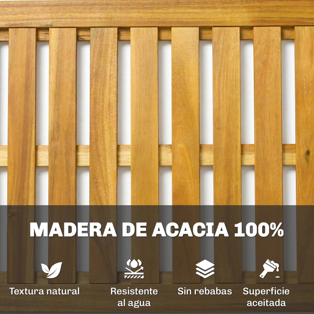 Tappetino da Bagno in Legno di Acacia ¨C zephmum ¨C 91x51 cm