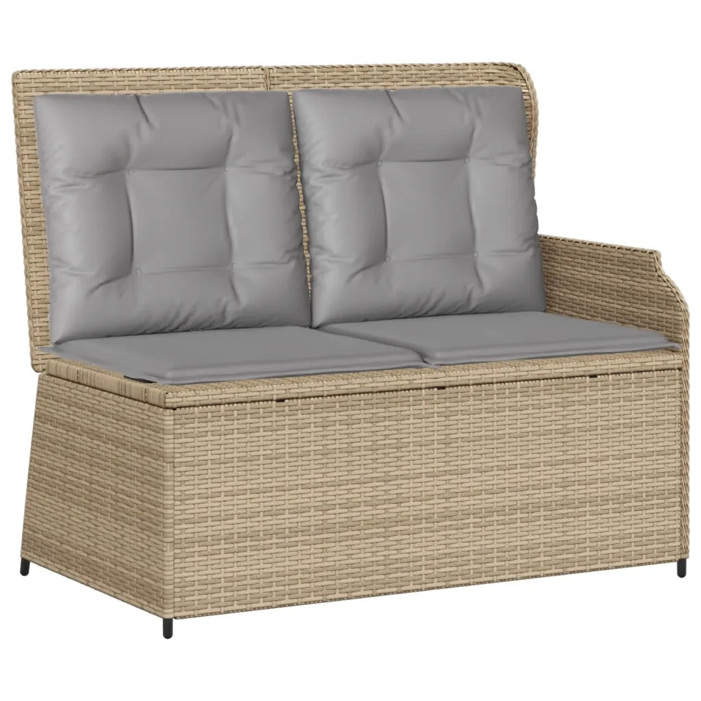 Set Divani da Giardino 6 pz con Cuscini in Polyrattan Beige 3262613