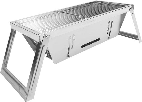 Griglia a carbone da campeggio multifunzionale per esterno - BBQ multifunzionale per feste e campeggio