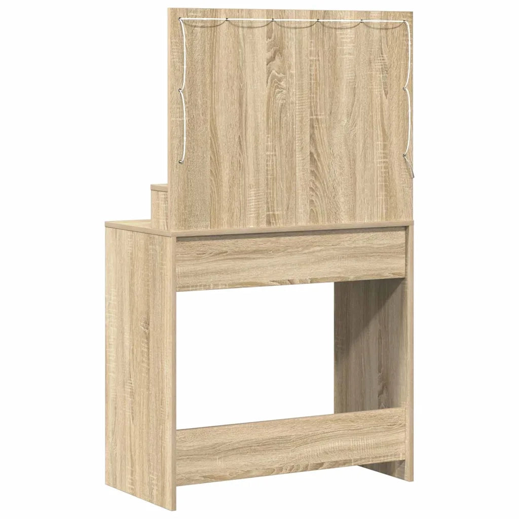 Tavolo da Trucco con cassetto Rovere Sonoma 79 x 41 x 135 cm 865084