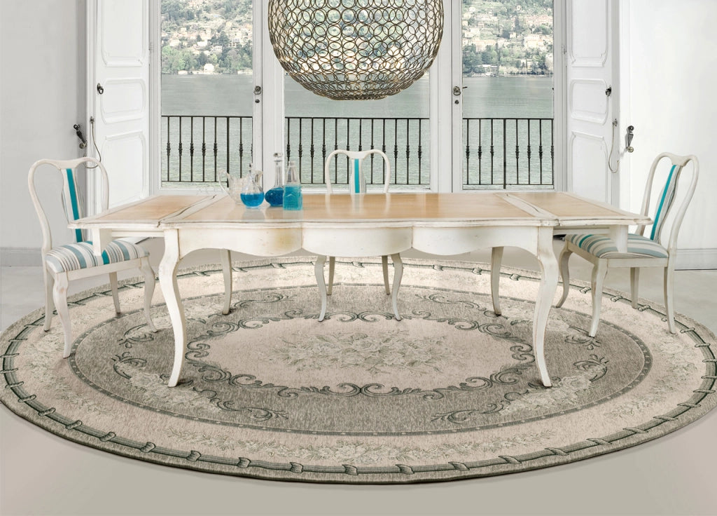 Tappeto Velour Antiscivolo Disegno Operà By Suardi - 115x175 - Verde