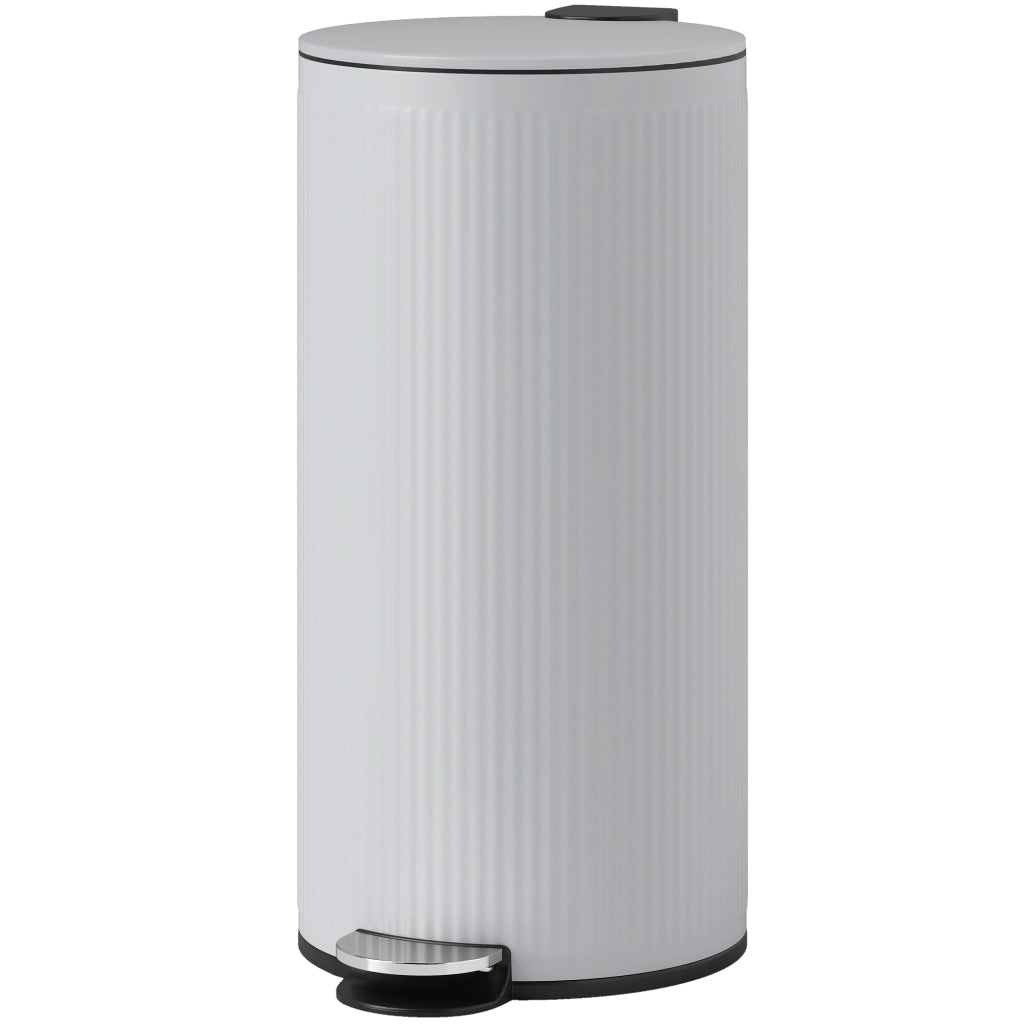 Cestino per rifiuti da cucina 30L con pedale ¨C Zephmum ¨C Grigio 36x30x60,5cm