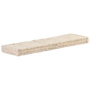 Cuscino per pallet | Cuscini per sedie e Pavimento in Cotone 120x40x7 cm Beige