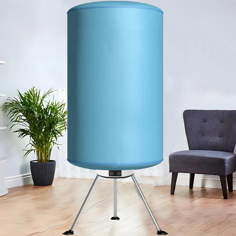 Asciugabiancheria Elettrico a Pallone con Telecomando e Display 1000W Aria Calda