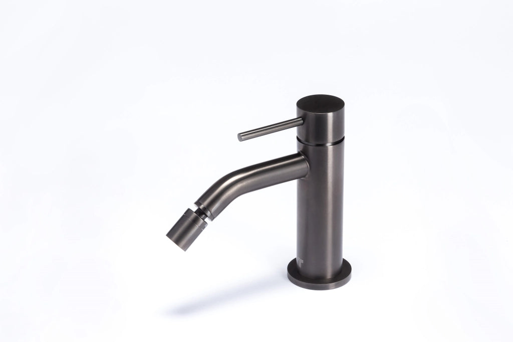 Rubinetto Miscelatore Monocomando per Bidet Nero Tevere