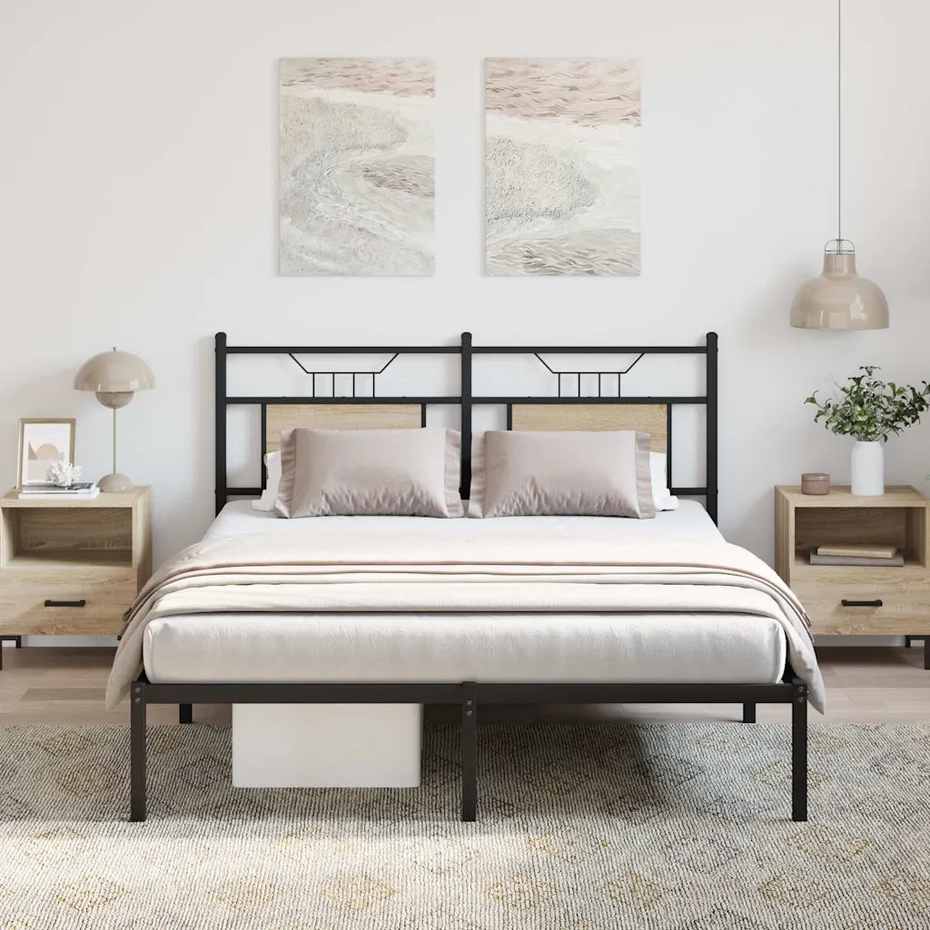 Giroletto senza Materasso Rovere Sonoma 140x200cm in Truciolato 4106793